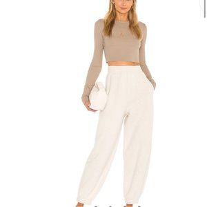 NWT Agolde Balloon sweatpants in oatmeal